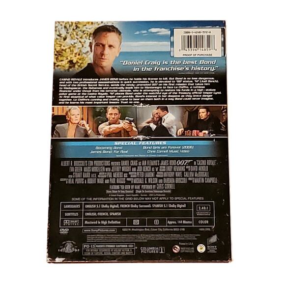 Casino Royale James Bond 007 DVD 2-Disc Widescreen Edition - Picture 2 of 6